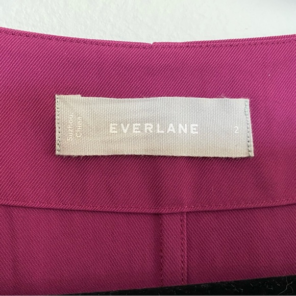 Everlane Japanese GoWeave Mini Wrap Dress in Berry, Size 2 - Picture 5 of 5